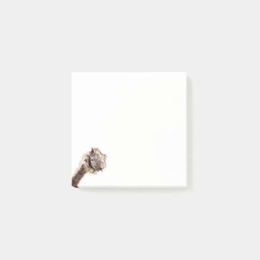 Happy Ostrichおもしろいでノートをよくはしゃぐ投稿 ポストイット (正面)