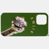 Happy OstrichおもしろいとのiPhoneケース – スマイル Case-Mate iPhoneケース (裏面 (横))