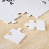 Happy Owl with Red Feather ジグソーパズル (側面)