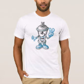 Happy paint spray tシャツ (正面)
