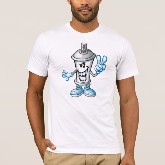 Happy paint spray tシャツ (正面)