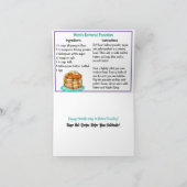 Happy Pancake DayまたはShrove Tuesday カード (内部)