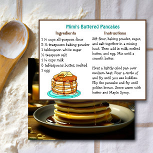 Happy Pancake DayまたはShrove Tuesday ポストカード
