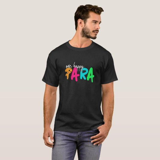 Happy Para  Paraprofessional  Para Heart Educators Tシャツ (正面フル)