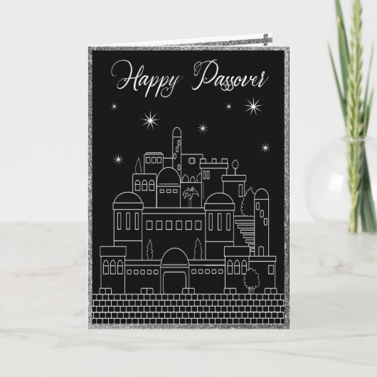 Happy Passover Greeting Card サンキューカード (正面)