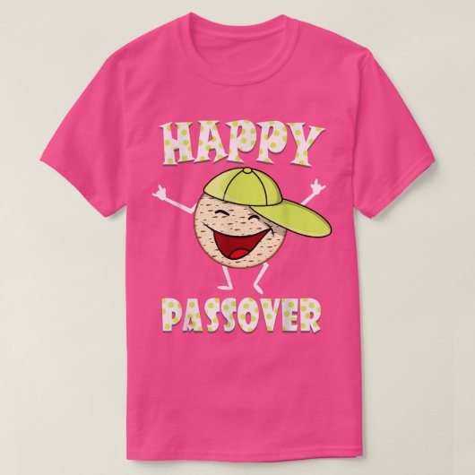 Happy Passover Matzah Jewish Seder Matzo Gift Pass Tシャツ (デザイン正面)