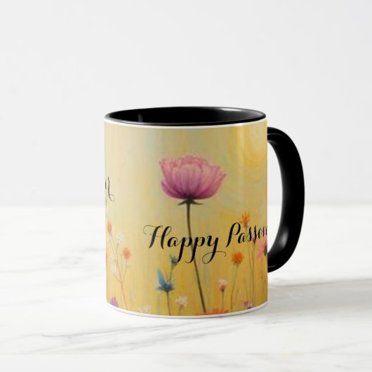 "Happy Passover" Mug マグカップ (正面右)
