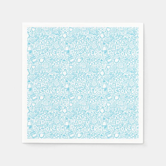 Happy Passover Napkins スタンダードカクテルナプキン (正面)