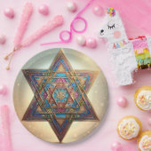 Happy Passover Star of David ペーパープレート (パーティー)