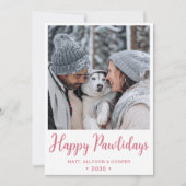 Happy Pawlidaysの写真 シーズンカード (正面)