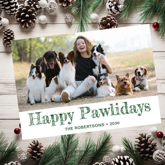 Happy Pawlidaysの写真 シーズンカード