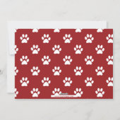 Happy Pawlidays Multiple Photo Pet シーズンカード (裏面)