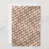 Happy Pawlidays Purpleモダン金ゴールド写真 シーズンカード (裏面)