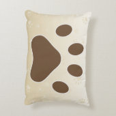 Happy Pekingese Dog Lover I Woof You Paws アクセントクッション (裏面(縦))