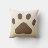 Happy Pekingese Dog Lover I Woof You Paws クッション (裏面)