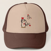 happy penguine hat
