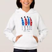 Happy People: Maasai Warriors Walking Art Print T- (正面)