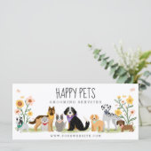 Happy Pet Animal Care Grooming Gift Certificate (スタンド正面)