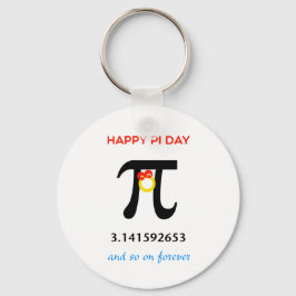 Happy Piの日、その上で永遠 キーホルダー