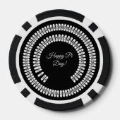 Happy Pi日Math Digits 3.14 Mathics ポーカーチップ (裏面)