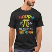 Happy Pi DayとYesItは私の誕生日おもしろいKids T Tシャツ (正面)