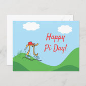 Happy Pi Dayはがき ポストカード (正面/裏面)