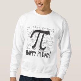 Happy Pi Dayスウェットシャツ – おもしろいとフェスティバル数学の恋人 スウェットシャツ
