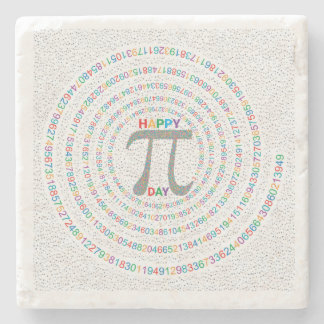 Happy Pi Day ポスター - モダンな数学の壁掛けアート - 3.14 ストーンコースター