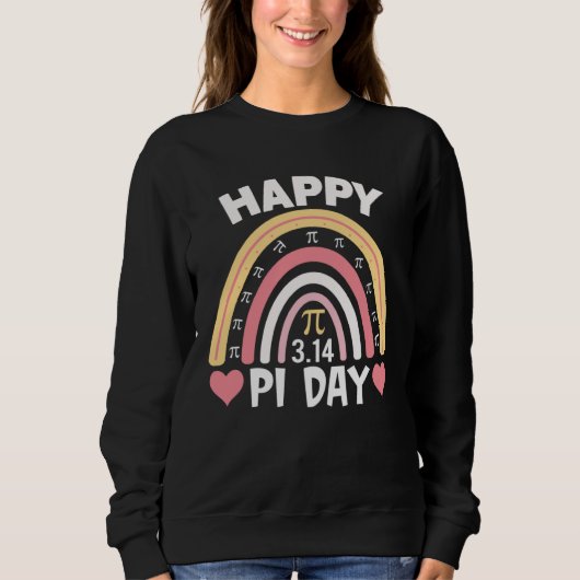 Happy Pi Day 2023 Mathematic Math Teacher Rainbow  スウェットシャツ (正面)