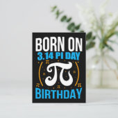 Happy Pi Day 2026 Math Nerd Celebration シーズンポストカード (スタンド正面)
