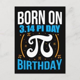Happy Pi Day 2026 Math Nerd Celebration シーズンポストカード
