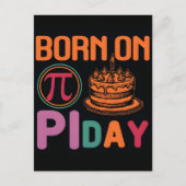 Happy Pi Day 2026 Math Nerd Celebration シーズンポストカード (正面)