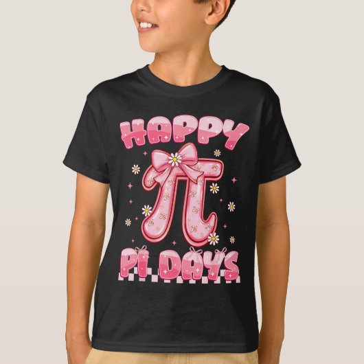 Happy Pi Day 3.14 Be Irrational Coquette Bow Math  Tシャツ (正面)