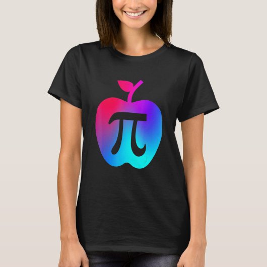 Happy Pi Day Cute Apple Pie 3 14 Funny Science Mat Tシャツ (正面)