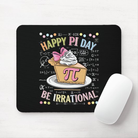 Happy Pi Day Funny Math Coach Teacher Pi Day Coque マウスパッド (マウス)