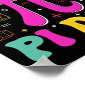 Happy Pi Day Kids Math先生学生教授 ポスター (角)