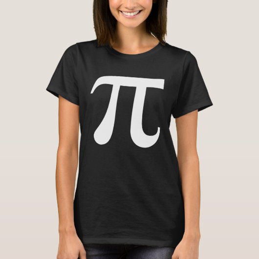Happy Pi Day March 14 White Pi Symbol 3 14 Science Tシャツ (正面)