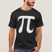 Happy Pi Day March 14 White Pi Symbol 3 14 Science Tシャツ (正面)