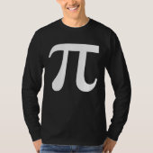 Happy Pi Day March 14 White Pi Symbol 3 14 Science Tシャツ (正面)