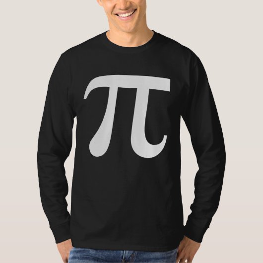 Happy Pi Day March 14 White Pi Symbol 3 14 Science Tシャツ (正面)