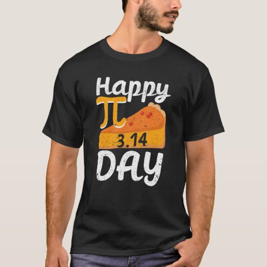 Happy Pi Day Math Slice Of Pie Pun Pumpkin Pie Ner Tシャツ (正面)