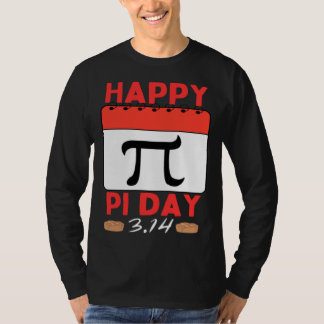 Happy Pi Day Pie Day calendar Mathematics Pi Symbo Tシャツ