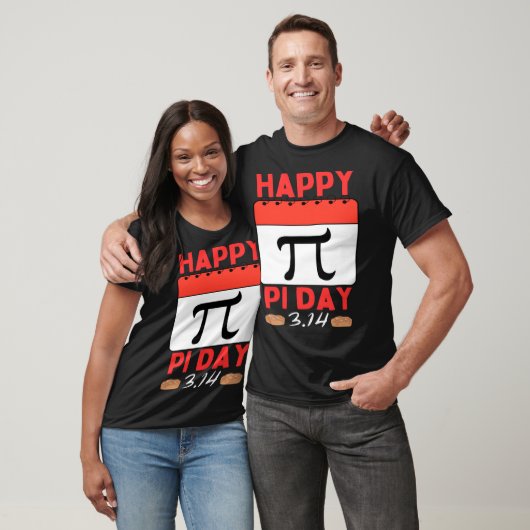 Happy Pi Day Pie Day calendar Mathematics Pi Symbo Tシャツ (ユニセックス)