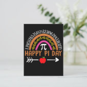Happy Pi Day Shirt Design Print Template シーズンポストカード (スタンド正面)