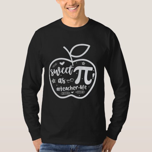 Happy Pi day Teacher Girls Kids Cute Pi Math Teach Tシャツ (正面)
