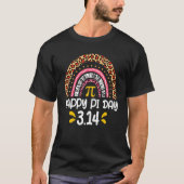 Happy Pi Day Teacher Pi Maths Symbol Pi Day Rainbo Tシャツ (正面)
