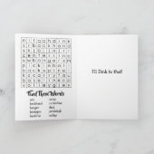 Happy Pickleball Day! Fun Daily Holiday カード (内部)