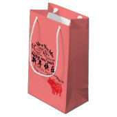 Happy PIg新年2019ペーパーカット選択カラーSGB スモールペーパーバッグ (裏面アングル)