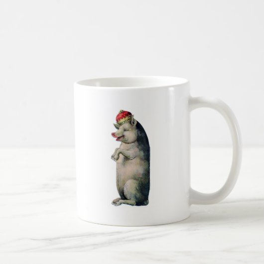 Happy pig king コーヒーマグカップ (右)