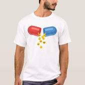 Happy Pill: 前向き Emoticons Tシャツ (正面)